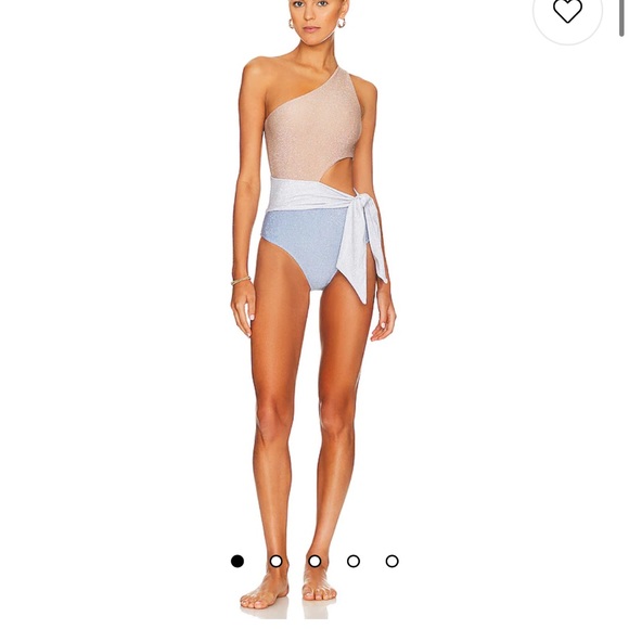 Beach Riot One-Shoulder Colorblock Swimsuit - Picture 4 of 4